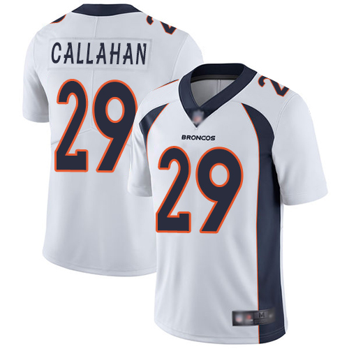 Men Denver Broncos #29 Bryce Callahan White Vapor Untouchable Limited Player Football NFL Jersey